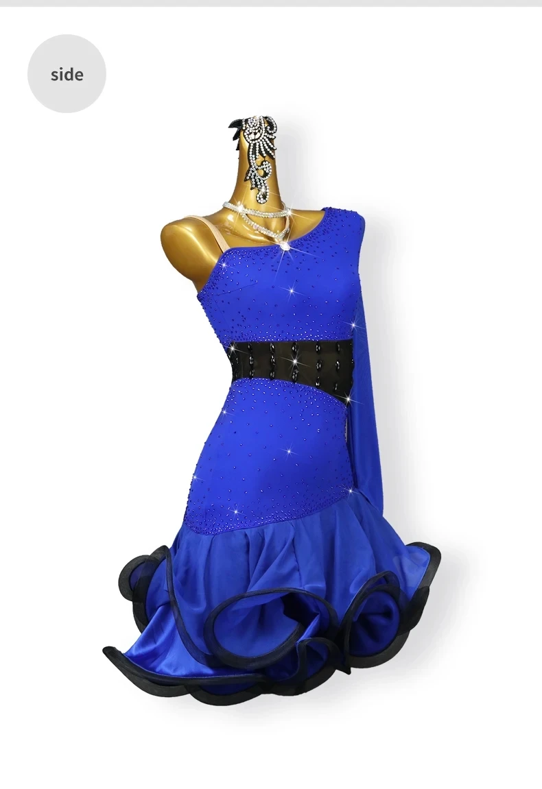 2026 Lateinamerikanische Tanzkleidung Wettbewerbsanzug Mädchen Samba Party Kostüm Damen Elegantes Partykleid Amerikanische Kleidung Sport Prom Tanzbekleidung – Detail 9