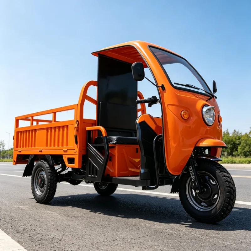 Customized Electric Mobility Tricycle Foldable Frame with Large Capacity Basket for Shopping Outdoor Activities