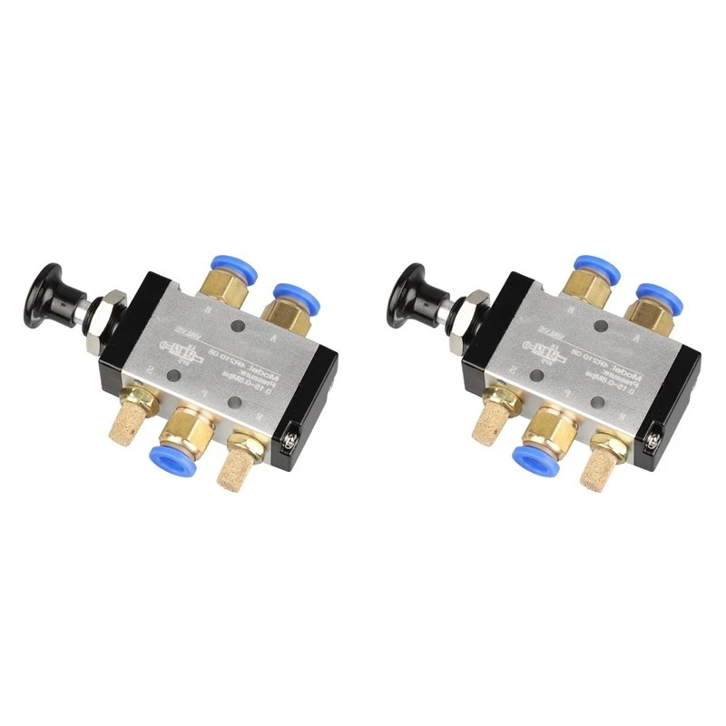 -[33A tvdae] 2X 4R210-08 Manual Valve 2 Way 5 Position Push And Pull Pneumatic Switch Of Directional Valve 4R310-10 3R310-10
