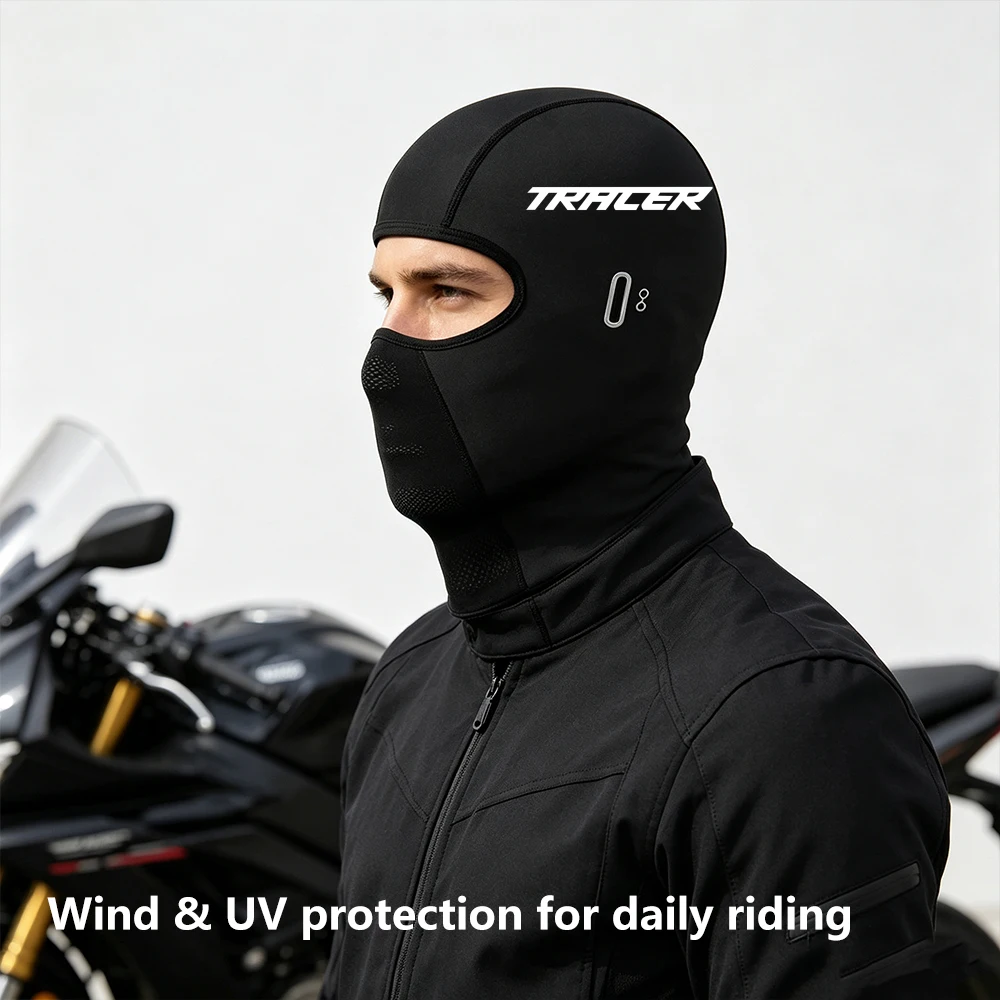 For Yamaha Tracer 7 / Tracer 9 / Tracer 9 GT / GT+ (2016-2026) – Summer Cooling Motorcycle Balaclava, Breathable Full Face Mask