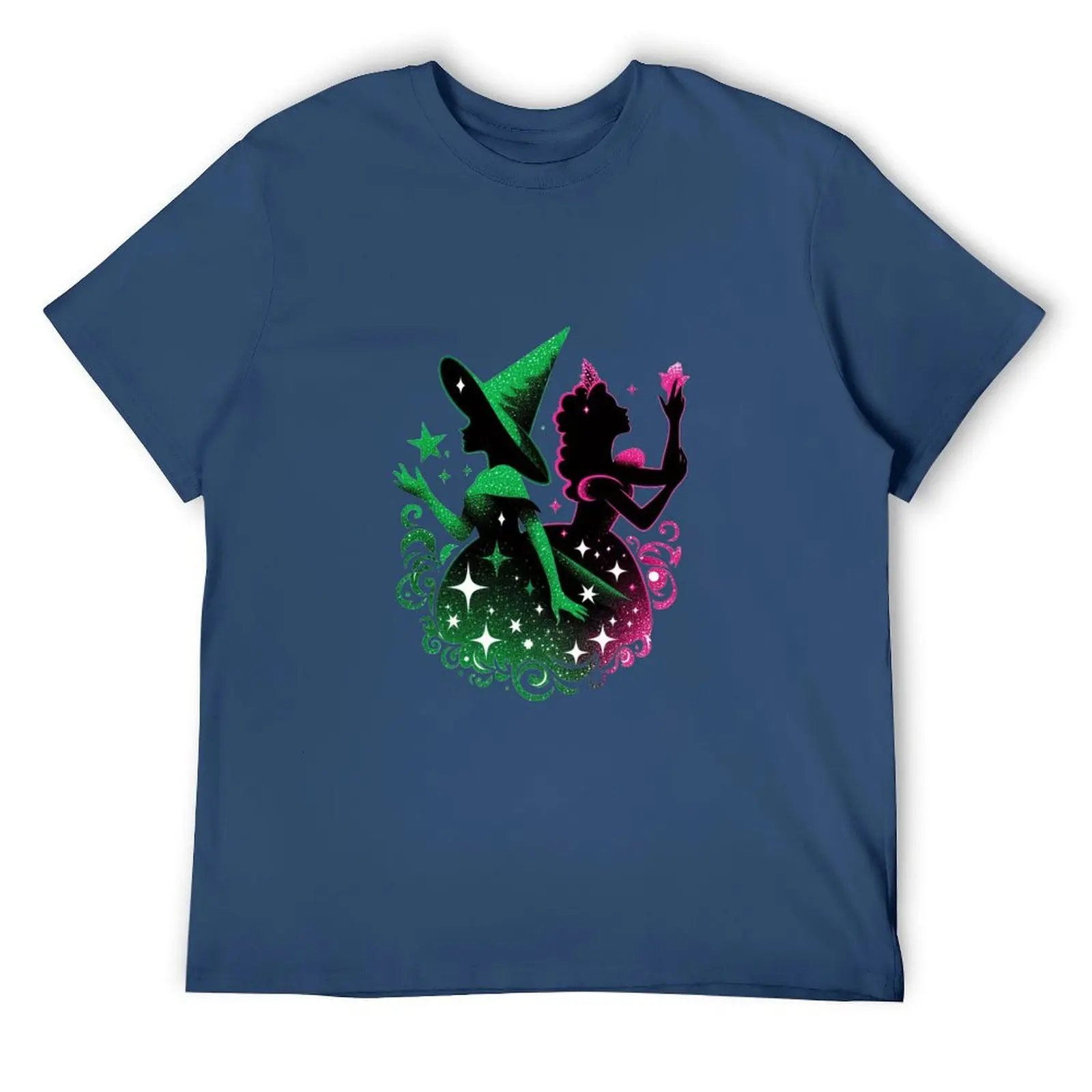 

Elphaba & Glinda Wicked the Musical Defying Gravity T-Shirt new gifts and t-shirts Blouse black t-shirts for men