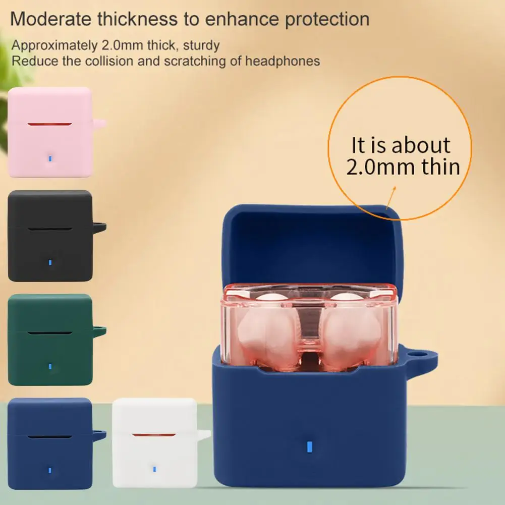 Per MOONDROP BLOCK custodia protettiva per auricolari custodia morbida in Silicone Cover per auricolari integrata antigraffio Dropshipping