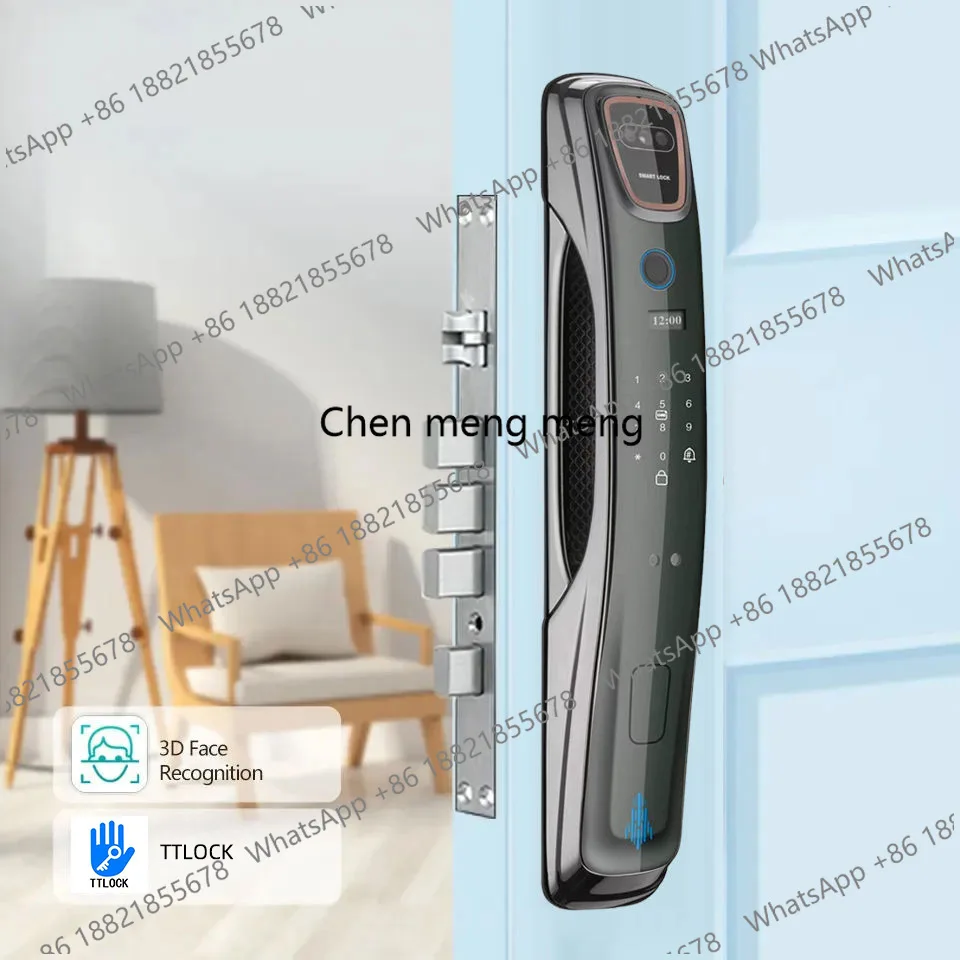 Smart door lock household automatic fingerprint lock password is suitable for anti-theft doors and wooden doors