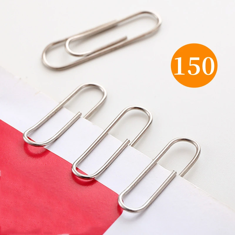 

Silver Paper Clips File Assortment Tool Paper Clips for Paperwork Ideal for Home School Office Use Paperclip Bookmark