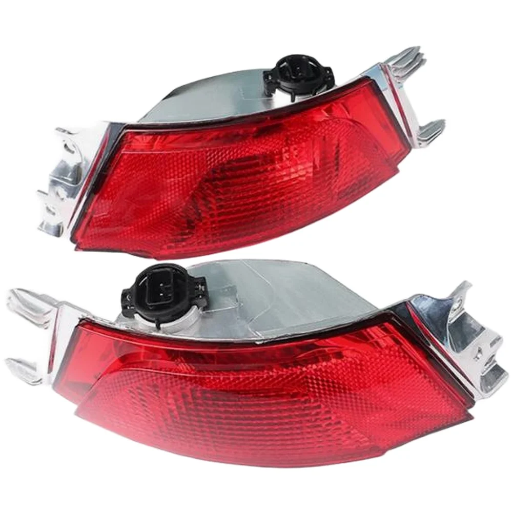 For F-Pace Rear Bumper Replacement Red Rear Reflector Lamp Direct Replacement Plastic Construction Direct Fitment