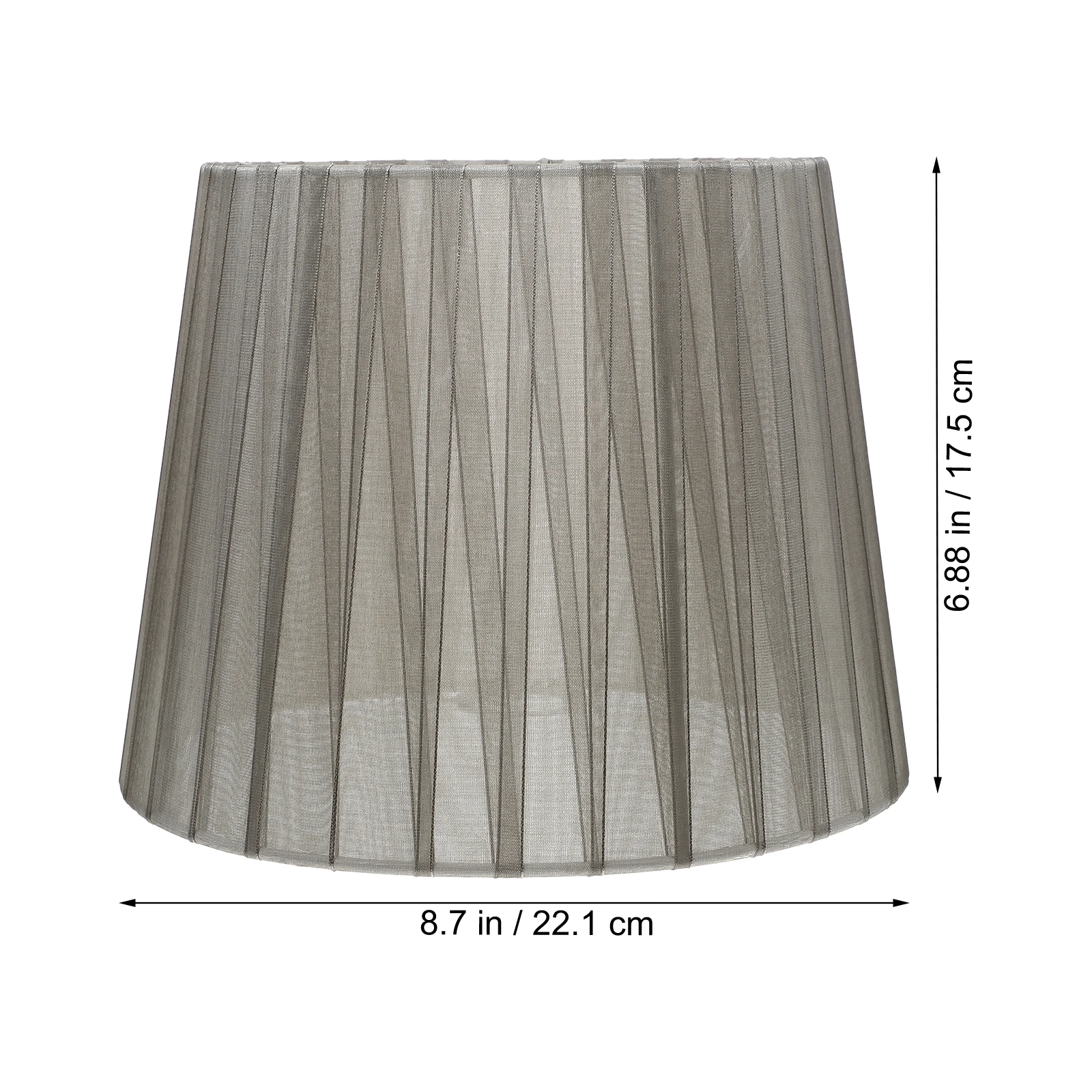 

Premium Wear-Resistant Mesh Drum Lampshade Replacement Cover For Floor Table Lamps Simple Style Fabric Indoor Bedroom Hotel