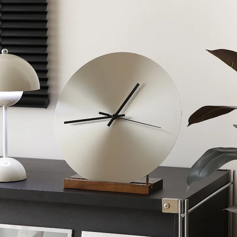 Minimalist desktop clock ornament pendulum desktop clock silent ornament