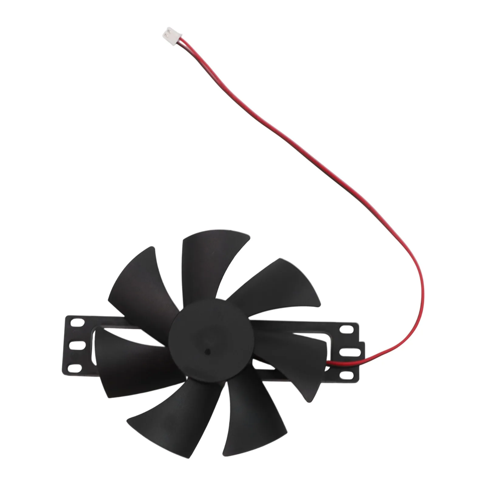 Black DC18V Brushless Cooling Fan 130*110*20mm Plastic Seven Blade For Induction Cooker Heating Appliance Replacement Part