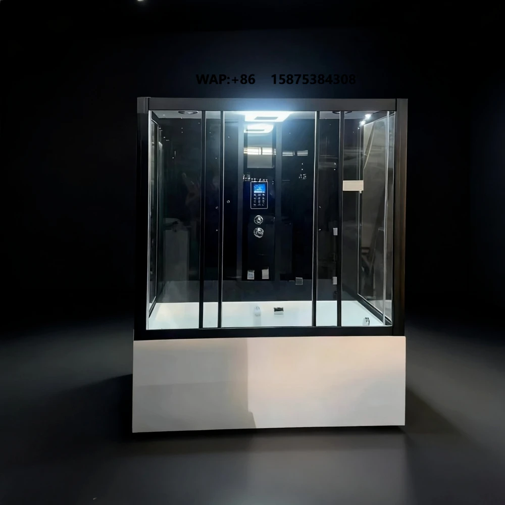 Prefabricated Bathroom Steam Bath Shower Set Water Therapy Cabin Whirlpool Bath Tub Multi Functional Shower Steam Room