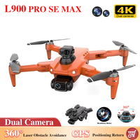 L900 Pro SE MAX RC Drone 4K Professional Dual HD Camera GPS 360° Obstacle Avoidance Brushless RC Drone Foldable Quadcopter Toys