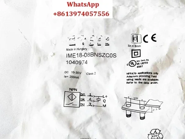 

Новый оригинальный бесконтактный переключатель IME18-08BNOZC0S немецкий IME18-08BNSZC0S