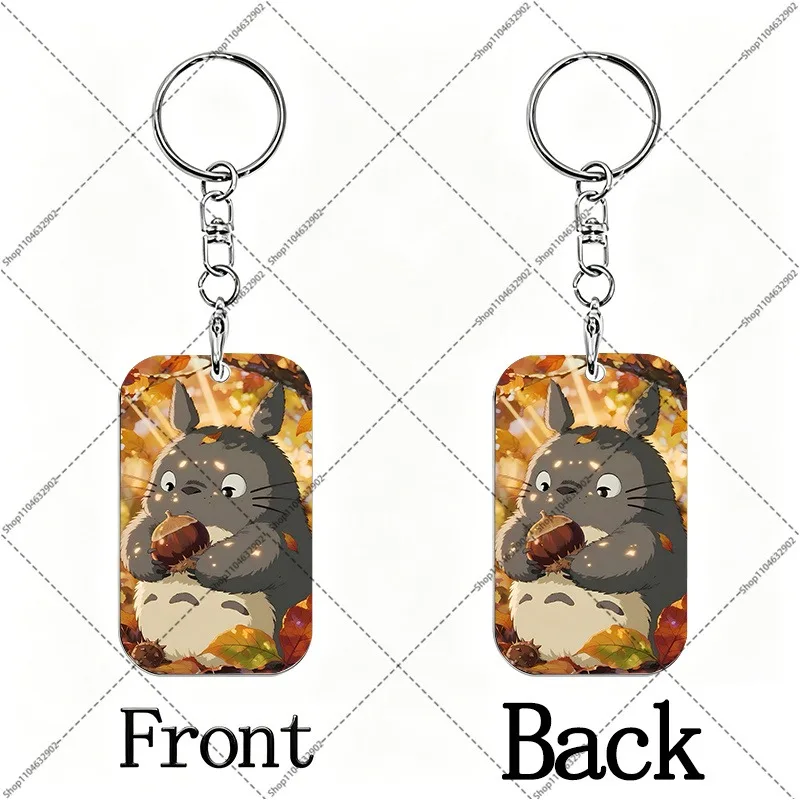 Totoro Creative Keychain Cartoon and Anime Character Derivative Keyrings Bags Decorations Kawaii Keychains Birthday Party Gifts view 4