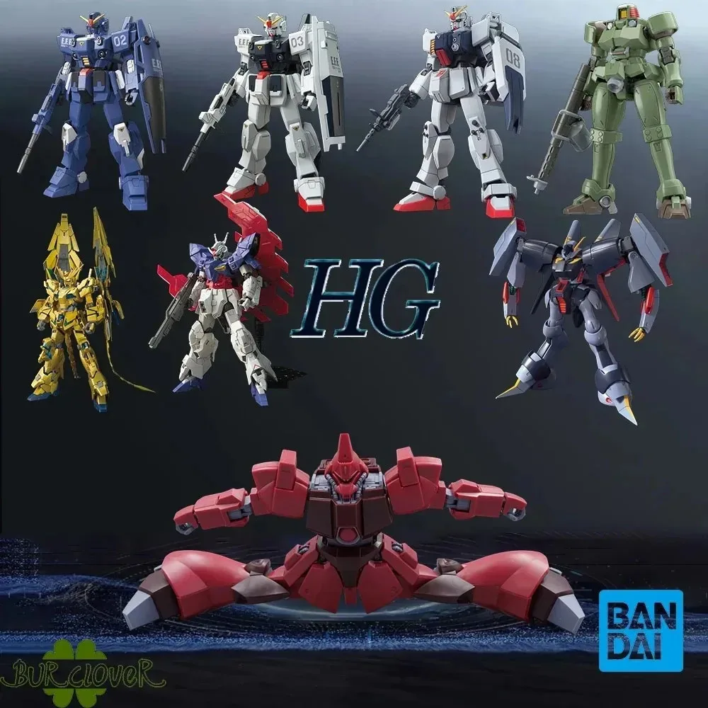بانداي الأصلي GUNDAM HG جمع سلسلة ZGMF-X10A RMS-154 MSN-00100 OZ-06MS MSX-008 RX-77-2 تحصيل اللعب في الأوراق المالية #2