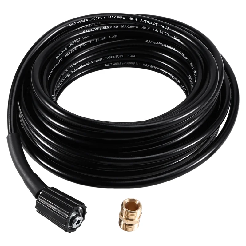 ABAG Pressure Washer Hose Quick Connector Hose And Extension Coupler For Swimming Pools Siding Washing Cars Floors