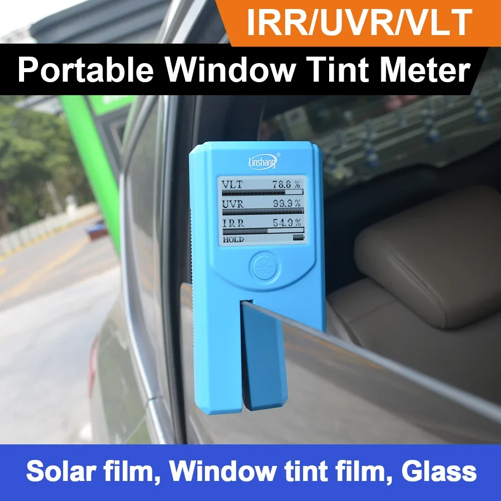 Portable Rotatable Screen Window Tint Film Tester Glass Car Window Tint Meter Solar Film Tester