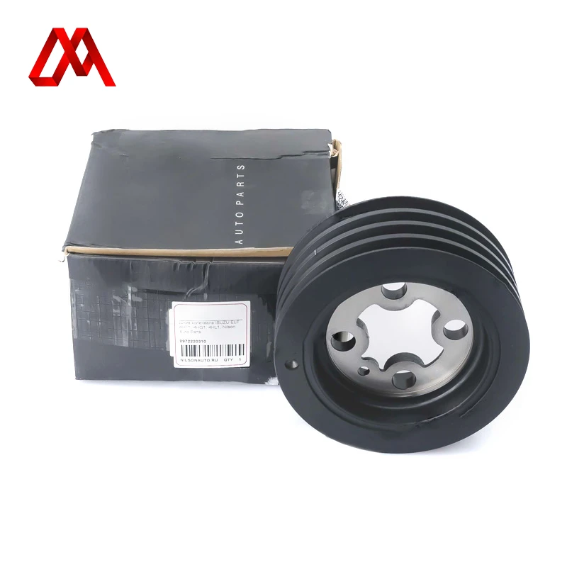 Factory Hot Sale High-Strength Crankshaft Pulley for ISUZU ELF 4HF1/4HG1/4HL1 Engine IZUMI  Auto Parts Brand Part 8-97222-031-CH