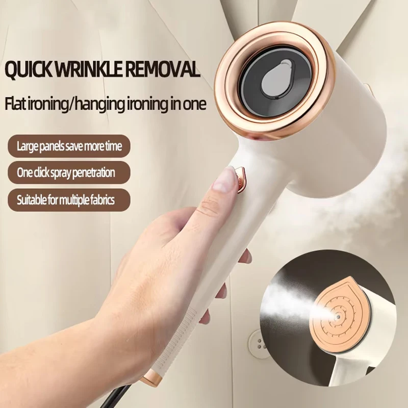 Mini Steam Iron Portable Flat Ironing Machine Quick Heating 33W Visual Water Tank Handheld Iron For Home Travel Hot Sale