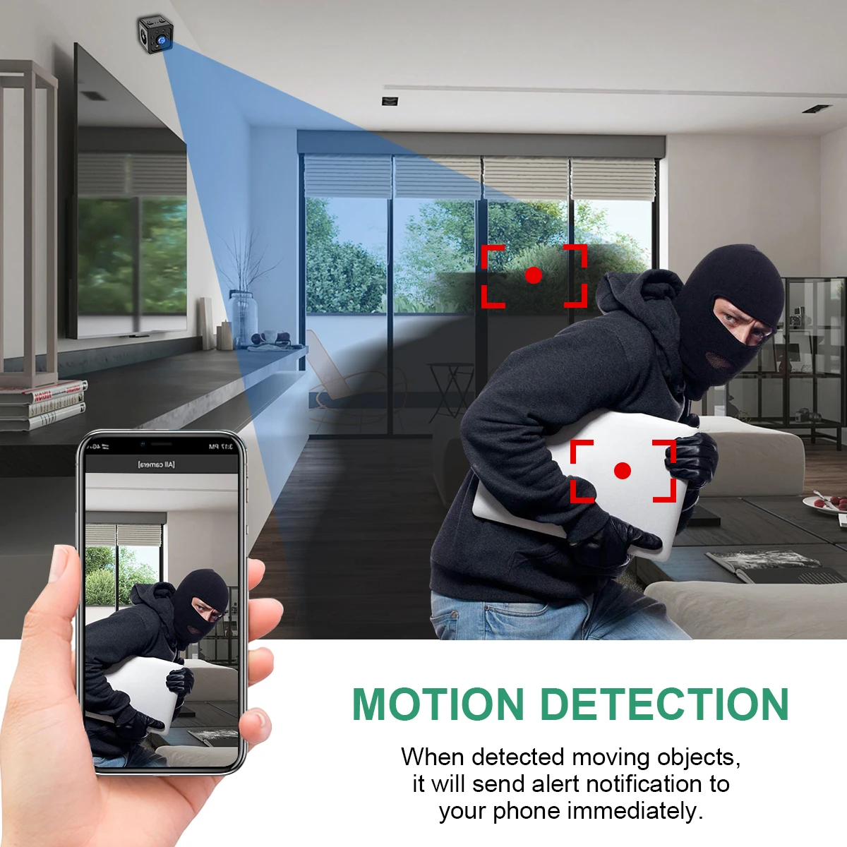 Wifi Mini Camara Espia 1080P Video K13 Überwachung Cam Sicherheit Nachtsicht Motion Sensor Audio Recorder Unterstützung Versteckte TF auto