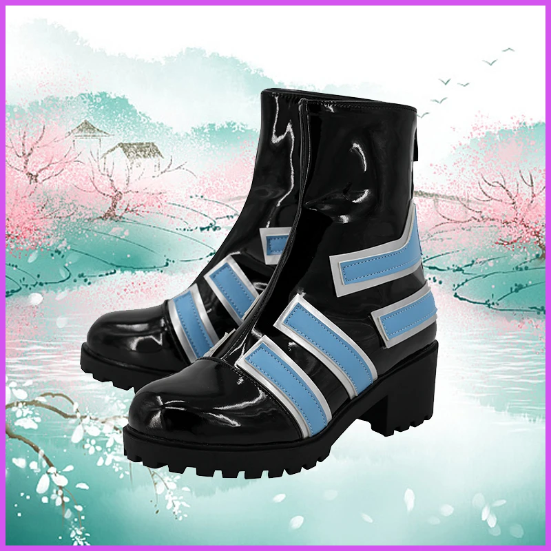 JP Anime Film GANTZ O Kato Masaru Yamasaki Anzu Costume Cosplay Scarpe Fatte A Mano Stivali In Ecopelle Festa di Carnevale Halloween Boot