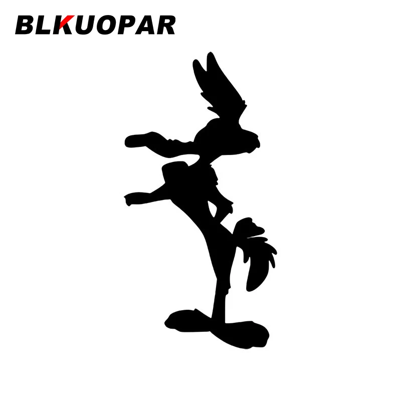 BLKUOPAR Amusing Wile E Coyote Styling Car Stickers Air Conditioner Decal Die-cut Waterproof Refrigerator Decals Cartoon Laptop