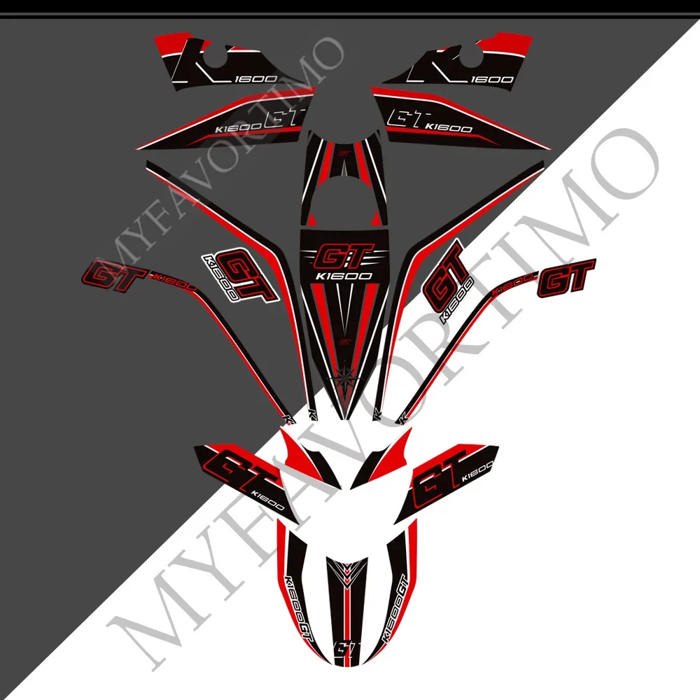 Motorcycle Fairing Fender Emblem Cases Panniers Luggage Trunk Tank Pad Stickers Protector For BMW K1600GT K1600 K 1600 GT