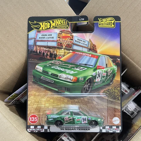 Original 2025 Hot Wheels Car Model GJT68 Boulevard 27 Series Benz 500 Slc Mitsubishi Nissan Collection Alloy Car Model Gifts