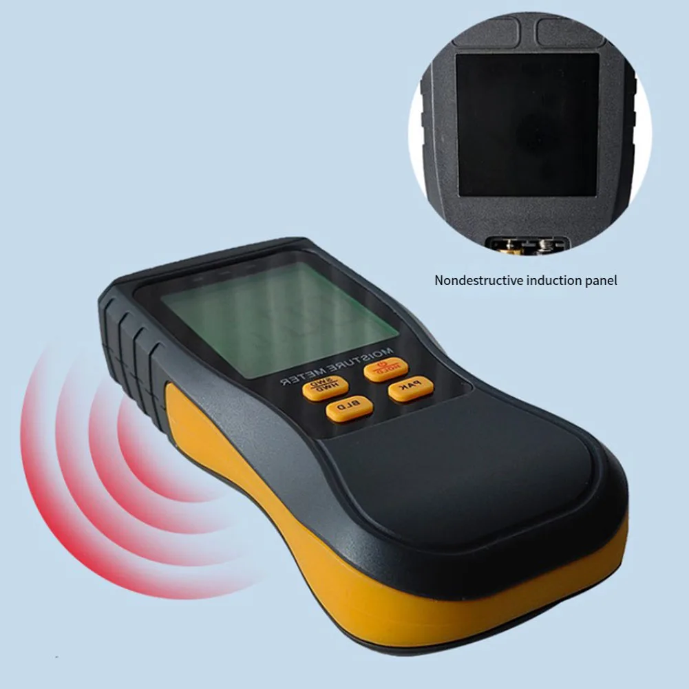 Moisture Measurement Tool with Non Destructive Capability Perfect for Various Wood Types and Building Materials