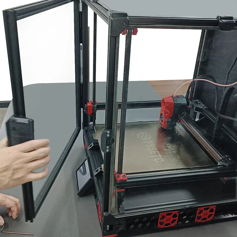 Voron 2.4 250mm,300mm  350m Size  Clack Fridge Door Kit with panels(Optional) for Clicky Clack Door 3D Printer Accessories