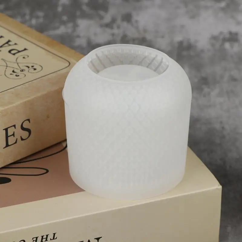 3D Diamond Pattern Silicone Mold For DIY Candle Jar Vase Concrete Resin Planter Making Accessories Home Decoration Ornament A-J