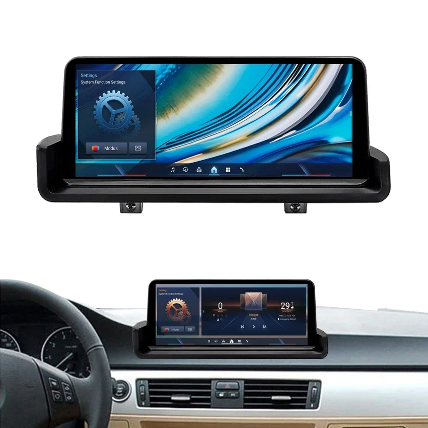10.25 Inch Head Unit Touch Screen Android ID9 Wireless Carplay for BMW E90 E91 E92 E93 Upgrade Radio Navigation