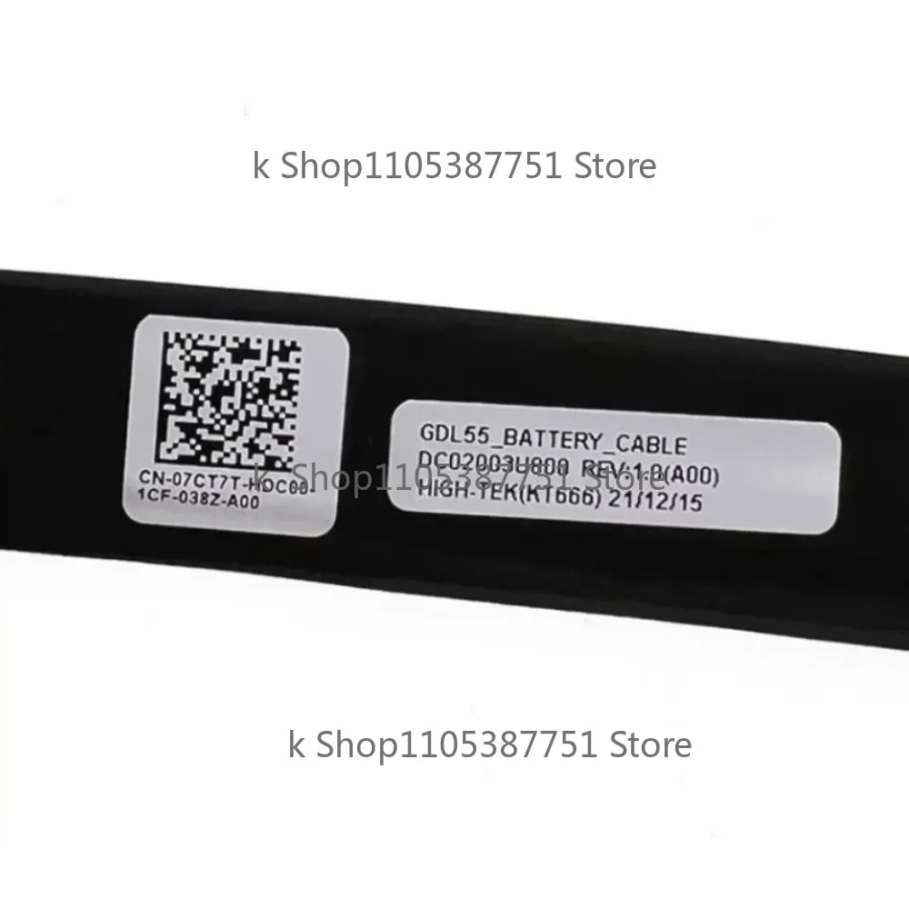 New Laptop Battery Cable Connector For Dell Alienware M15 R5 R6 R7 G15 5510 5511 5515 5520 5521 5525 07CT7T
