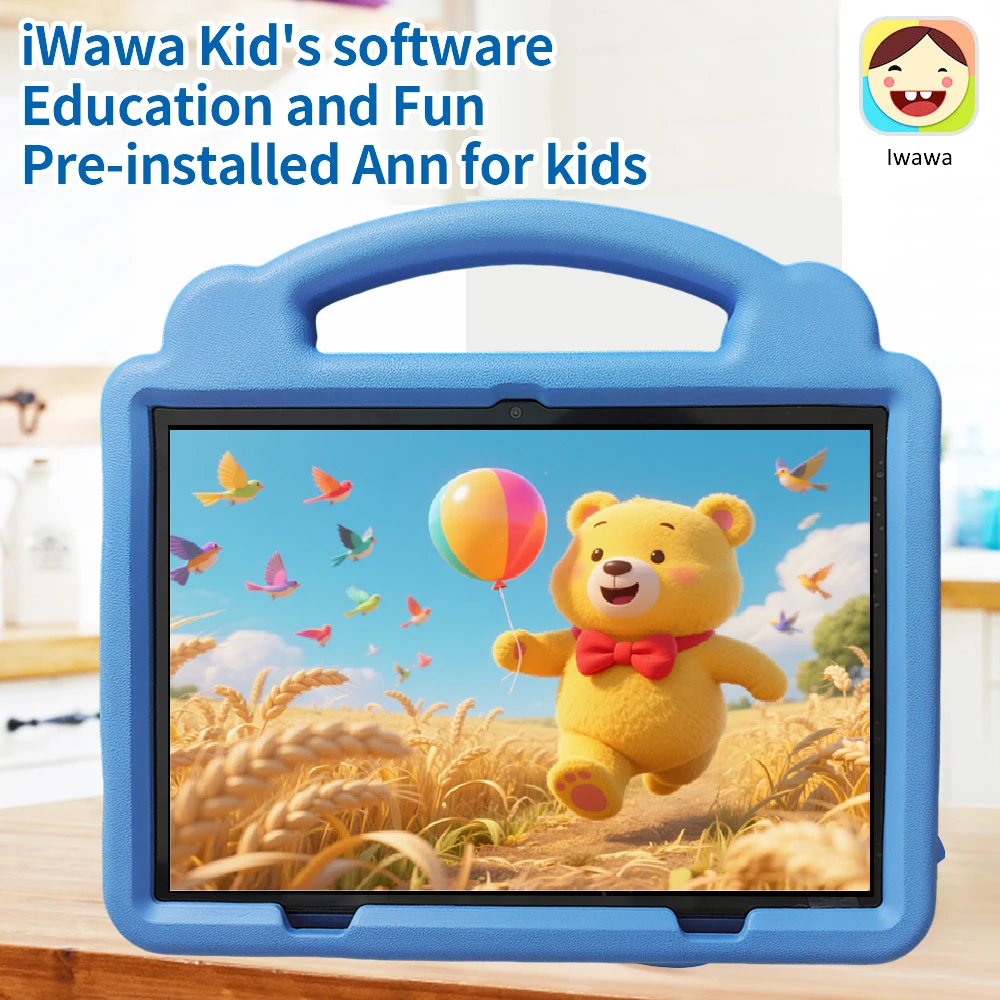 10.1インチ子供用タブレット Android 3GB RAM 64GB ROM 4G WiFi 4000mAhバッテリー デュアルカメラ 子供向けギフト キッズソフトウェア おもちゃ タブレット