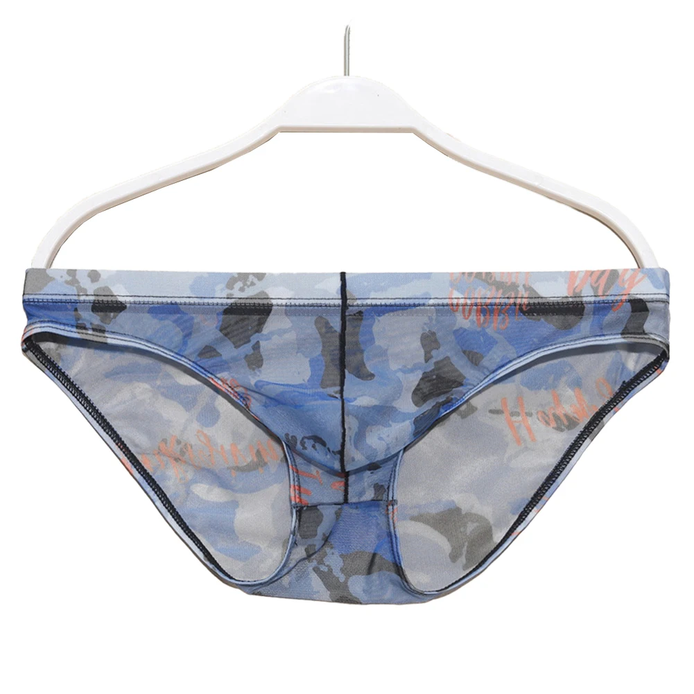 Panties Men Brief Comfortable Beach Breathable Underwear Daily Lingerie M-3XL Male Mesh Pouch See-Through Sexy