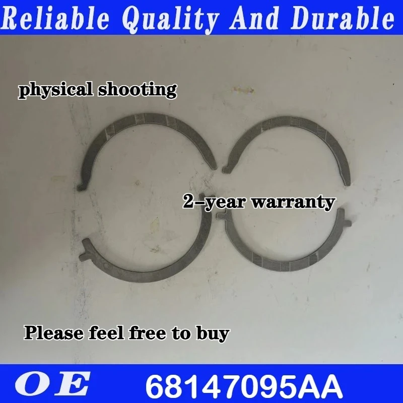 

4 Pcs Crankshaft Thrust Bearing For Jeep Grand Cherokee WK 3.0L 2011-2021 Crankshaft Parts 68147095AA