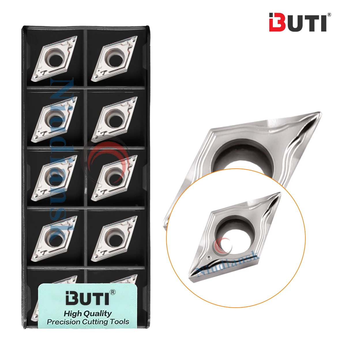 

DCMT11T304 FG HQ PS MT Тип слота LF90/BT90 Токарный станок с ЧПУ Токарная вставка Керамические лезвия Режущий резак с числовым программным управлением Серия DCMT