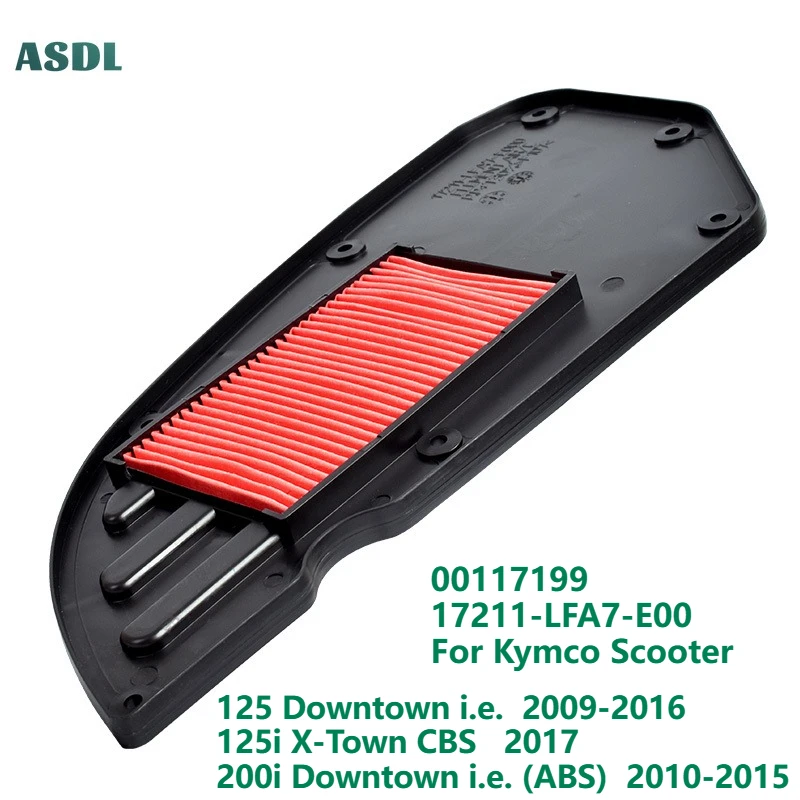 

5002 Motorcycle Air filter for Kymco Scooter 125 Downtown i.e. 2009-2016 125i X-Town CBS 2017 200i Downtown i.e. ABS 2010-2015