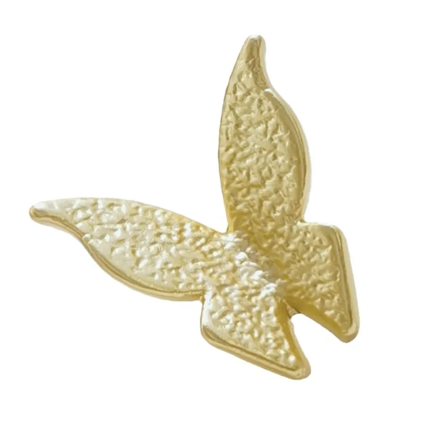 10PCS/Lot 11/15MM Personality 3D Butterfly Metal Button For Coat Dress Sweater Decorated Buckle Accessories