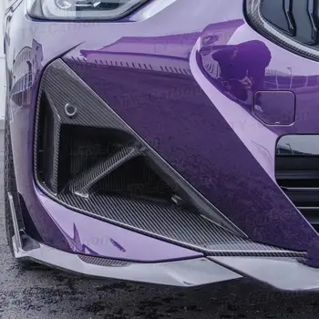 עבור BMW סדרת 2 G42 M235i M240i יבש סיבי פחמן פגוש קדמי כניסת אוויר גריל צד פתחי אוורור דקורטיבי ספוילר ערפל אור מסגרת 10 best sales m240i - №9