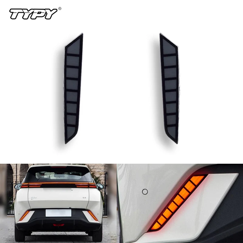 

LED Rear Bumper Light For BYD Dolphin Mini 2024 Plug&Play 3-in-1 Functions Rear Running Light + Brake + Turn Signal Reflector