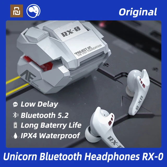 オリジナルRX-0ゲームイヤフォンXIANGBIZIワイヤレスBluetooth5.0イヤホンガンダムユニコーンTWSヘッドセットANCノイズリダクションヘッドホン  - AliExpress 44