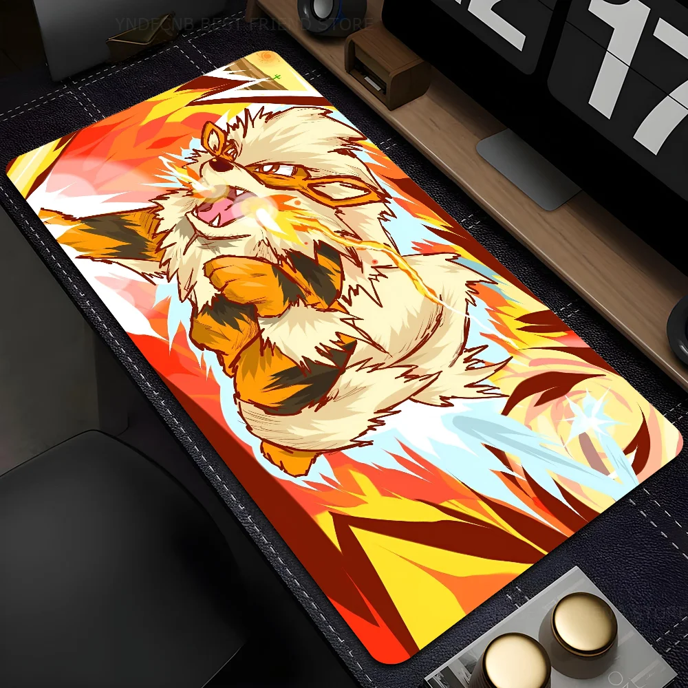 Anime P-Pokémon Mousepad Large Gaming Mouse Pad  LockEdge Thickened Computer Keyboard Table Pokemon Desk Mat