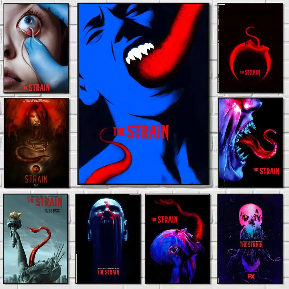 The Strain Poster Self-adhesive Wall Mural Art Waterproof Sticker For Bar Room Decor High Quality Print Gift