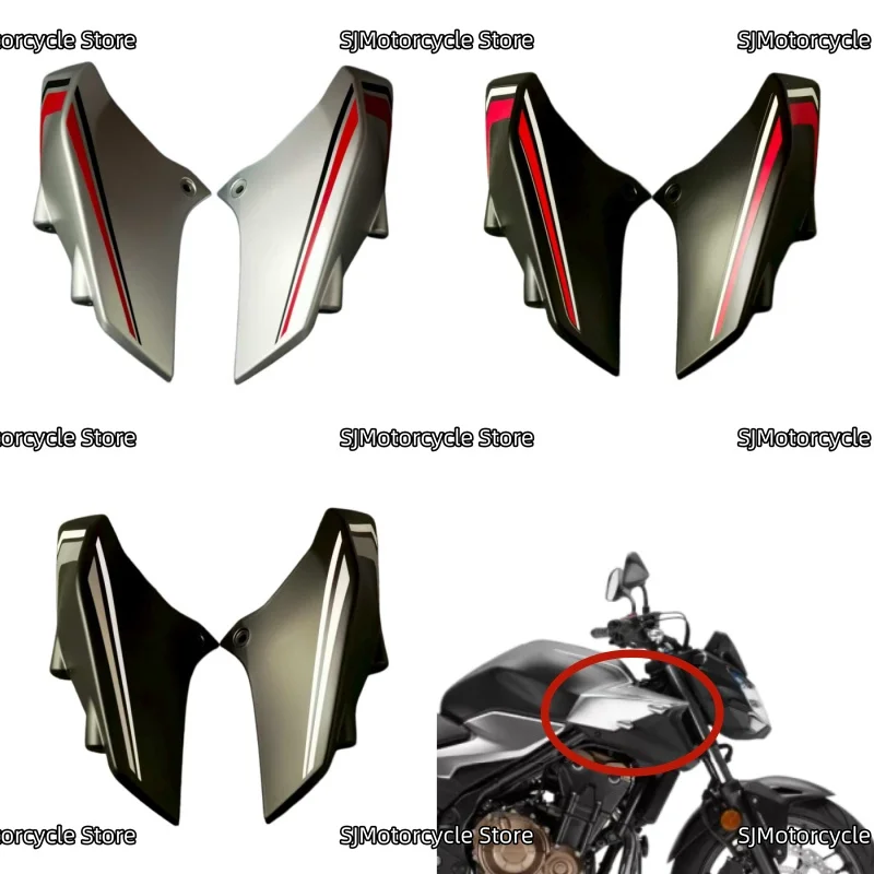 

Accessories ABS Trim Frame Cover Front Side Tank Air Vent Upper Fairing Fit for Honda CB500F 2019-2024 CB 500F Motorcycle