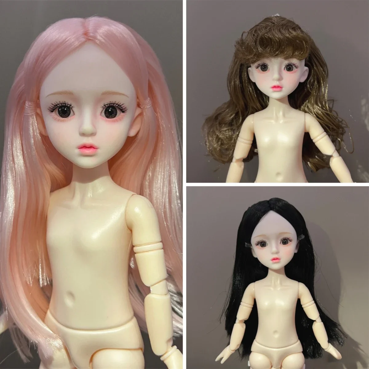 New Kawaii 30cm Doll 1/6 BJD Doll Girl Princess Doll Toy Gift Birthday Gift, Dolls for Girls