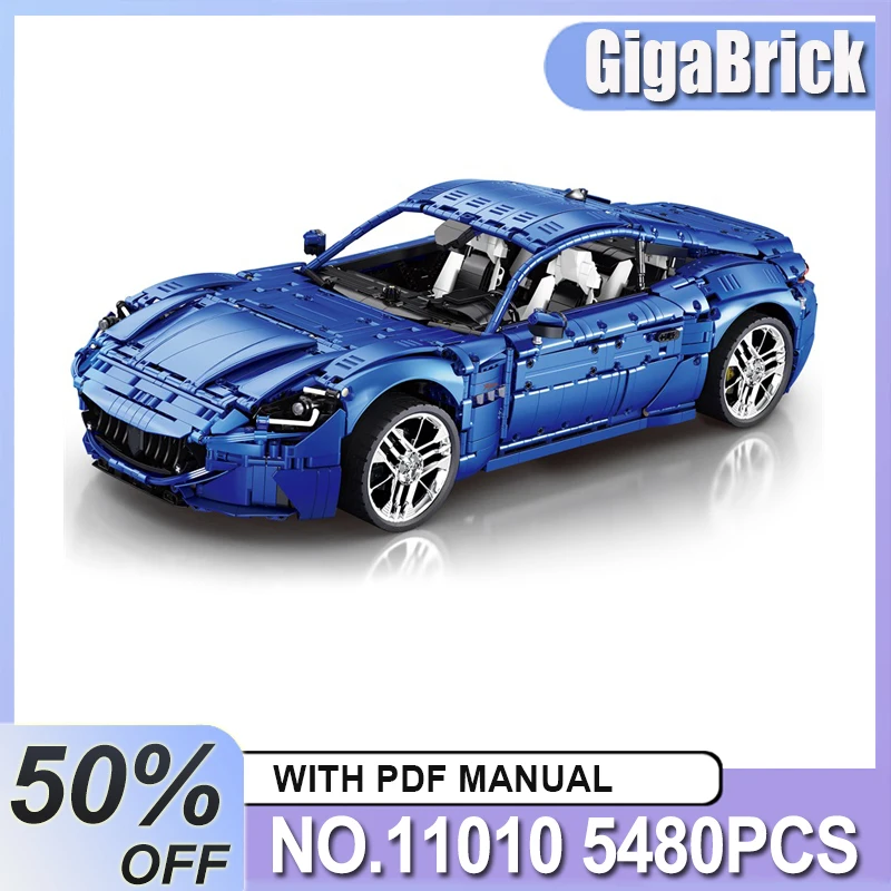 

IN STOCK 11010 MOC Technical 1:8 Sports Car GranTurismo Building Blocks Bricks Model Assembling Toys for Boys Christmas Gift Set