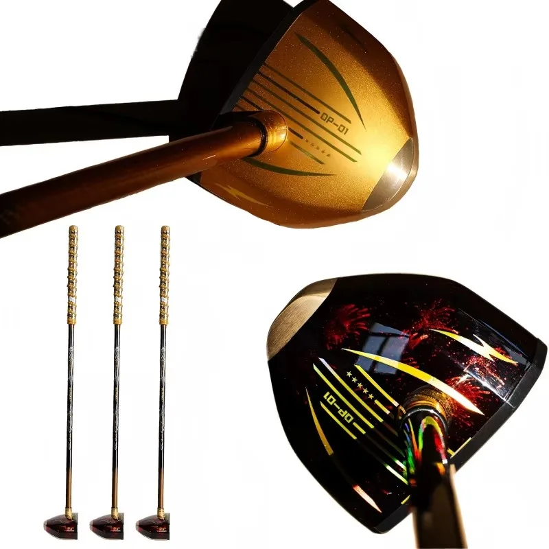 Hot Selling Maple Wood Park Golf Club with Brass Face | Lightweight Graphite Shaft | PU Leather Grip