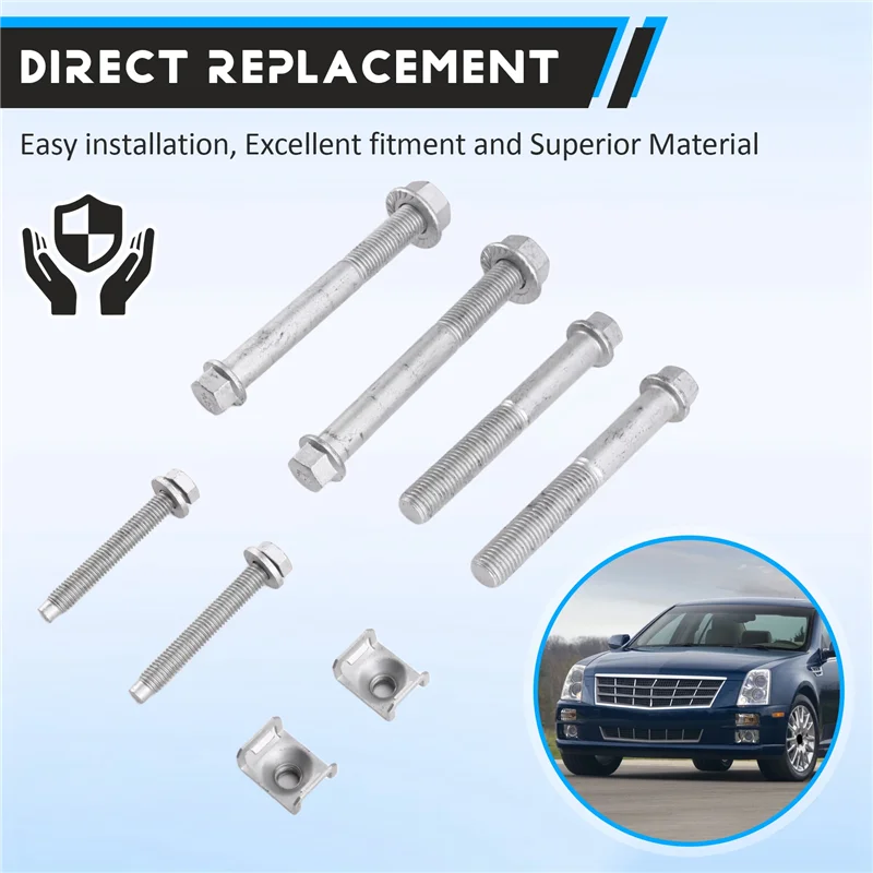 A02Q-Front Lower Inner Forward Suspension Control Arm Bolt Replacement Kit 13859 Für Cadillac GMC Hummer