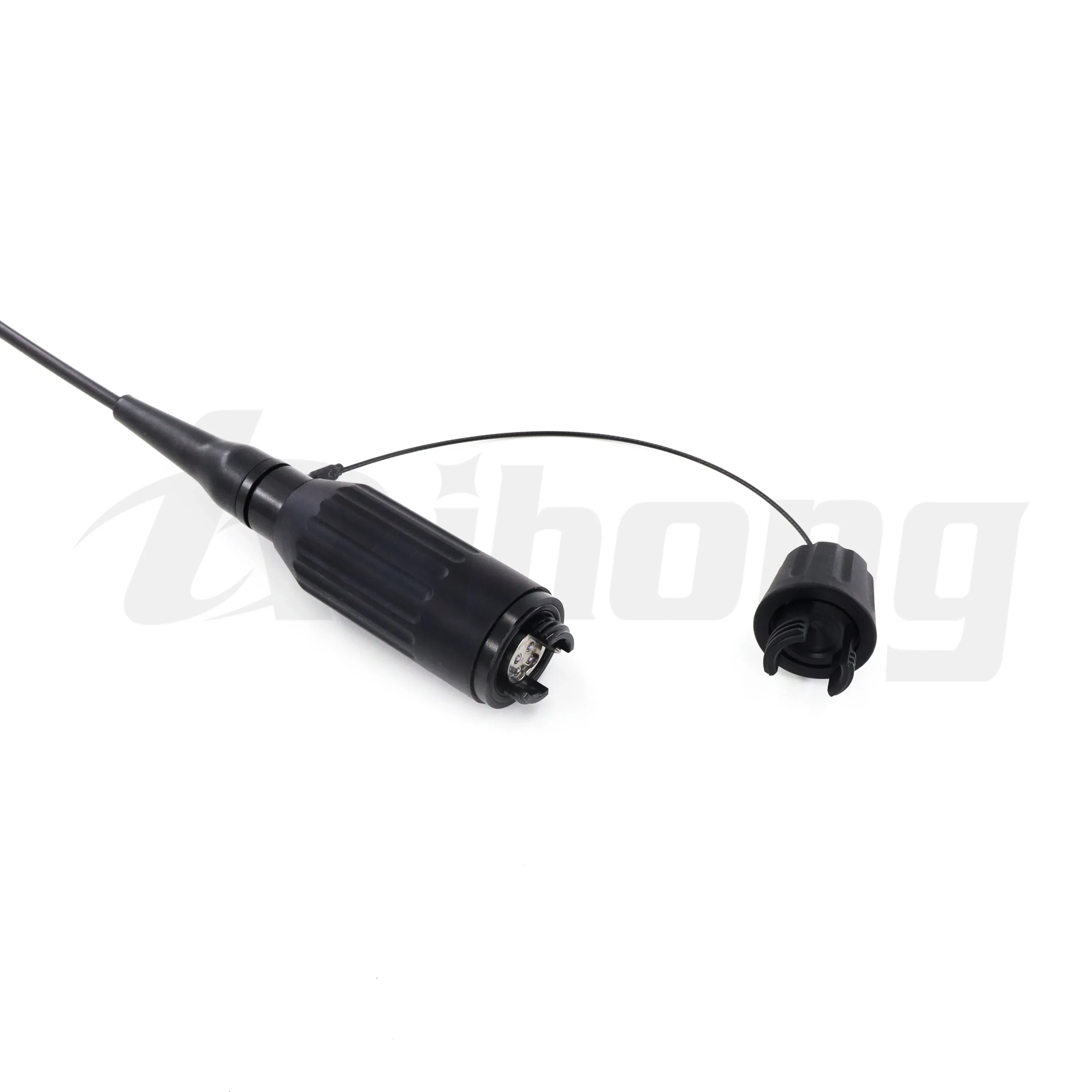 Fiber optical expanded Beam connector MIL-DTL-83526 Hermaphroditic interconnection 6CH SMG657A FIBERS  TO LC UPC Cable assembly