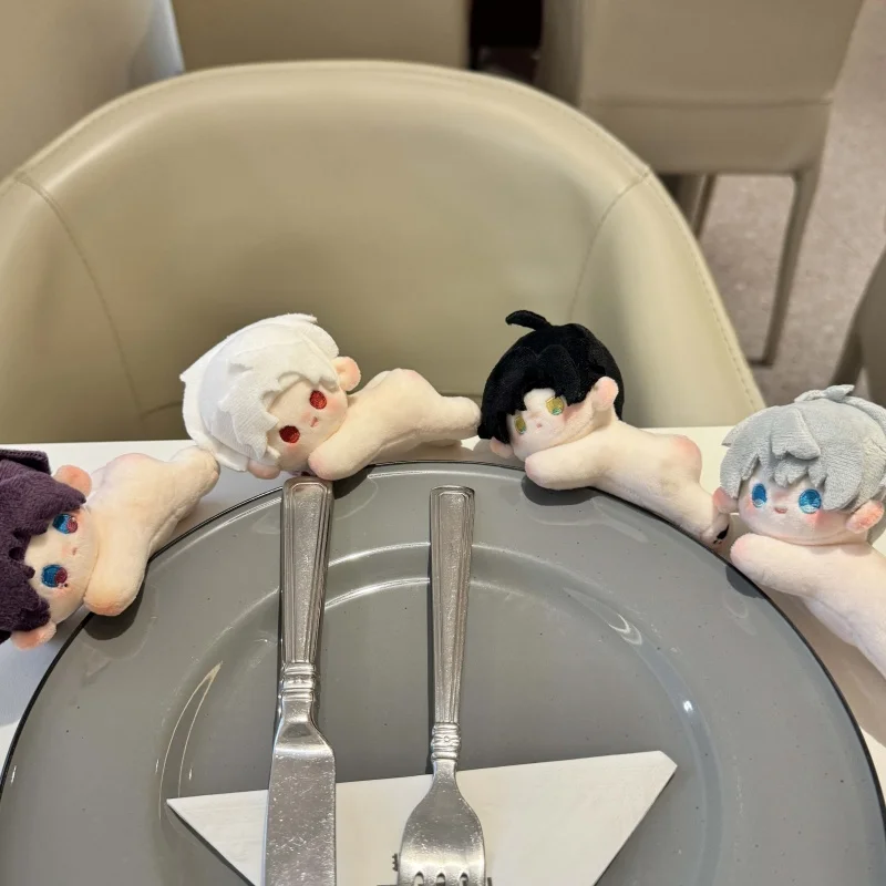 애니메이션 러브 앤 딥스페이스 실루스 라파엘 자인 자비에르 코스프레 만화 플러시 10cm 누워있는 면 인형 마우멧 장난감 인형 선물