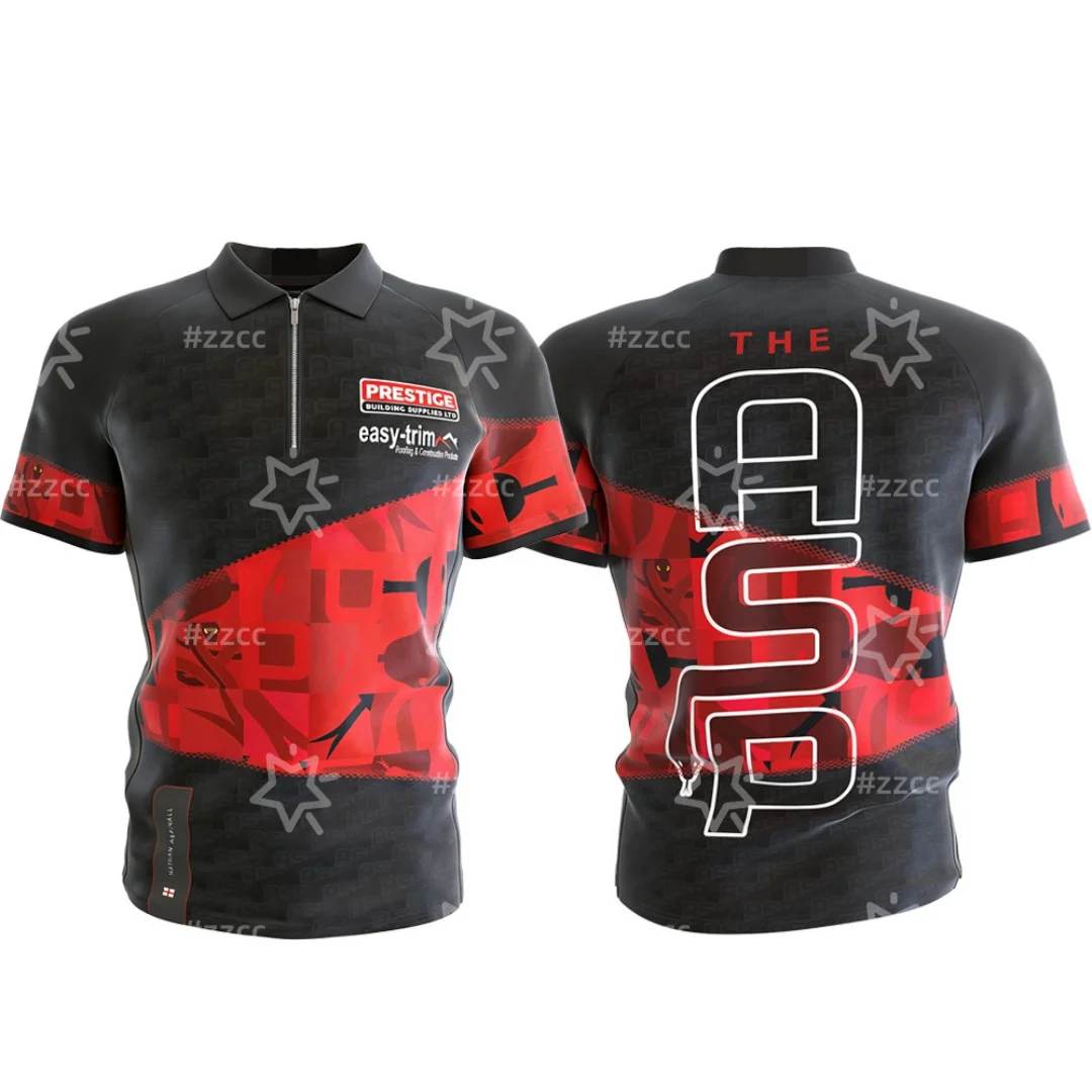 

Футболка для дартса The Asp Aspinall Version Pro, спортивная, быстросохнущая, мужская, детская, женская, в стиле Y2K